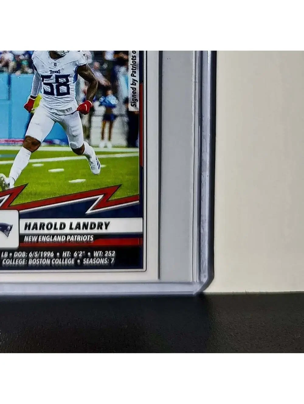 Harold Landry 2025 Panini NFL #81 Sticker New England Patriots